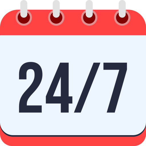 24 Hours Support Available